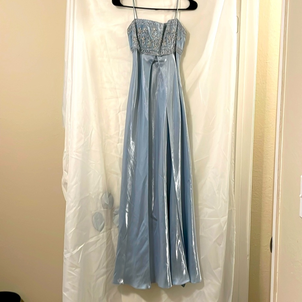 #Dress #blue #lightblue #small #100%polyester